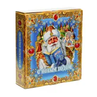 Сладкий новогодний подарок Книга с игрой 800 грамм премиум